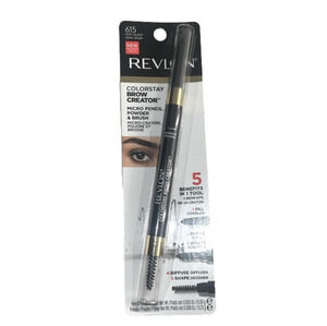Revlon pencil powder & brush 615-SOFT BLACK
